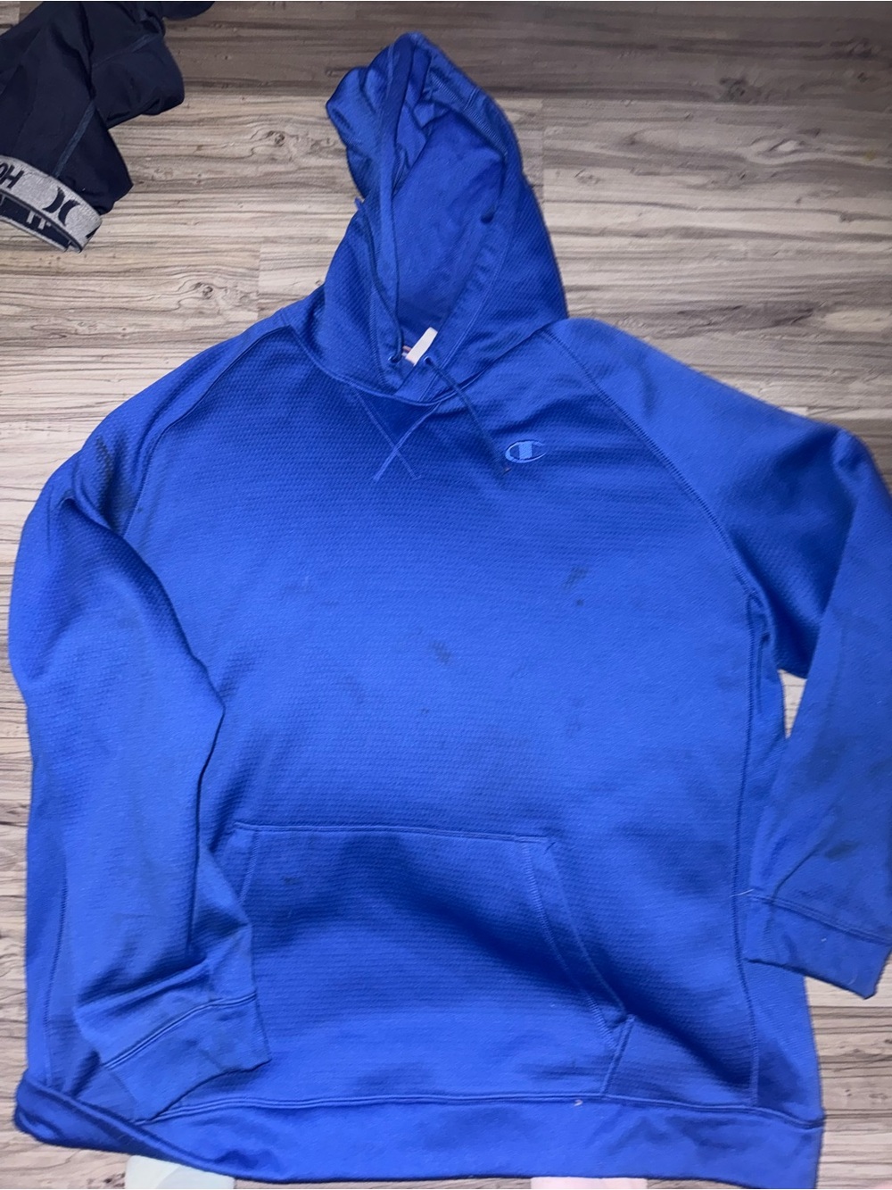 Champion Men's Bright Blue Pullover Hoodie
